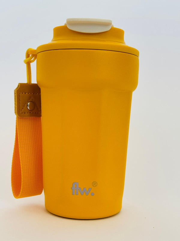 Flw Matte Yellow Sipping Bottle 480ml