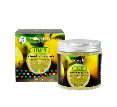 Rolling Hills natural Lemon body Scrub