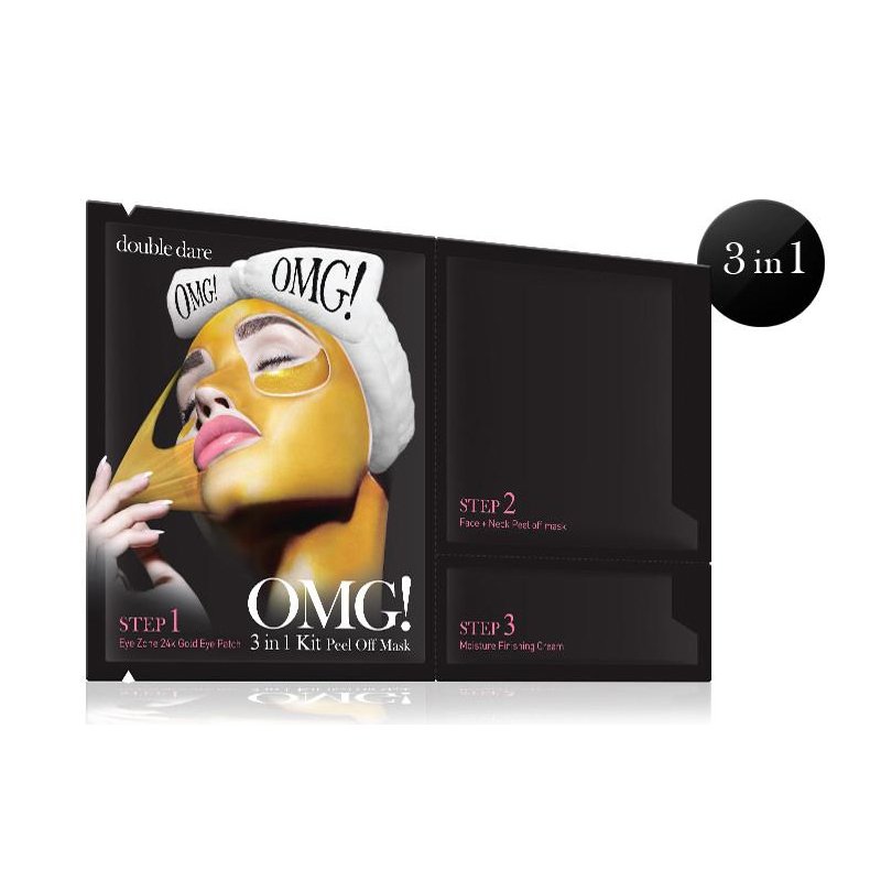 OMG! Premium Package White(4masks with White Hair Band)