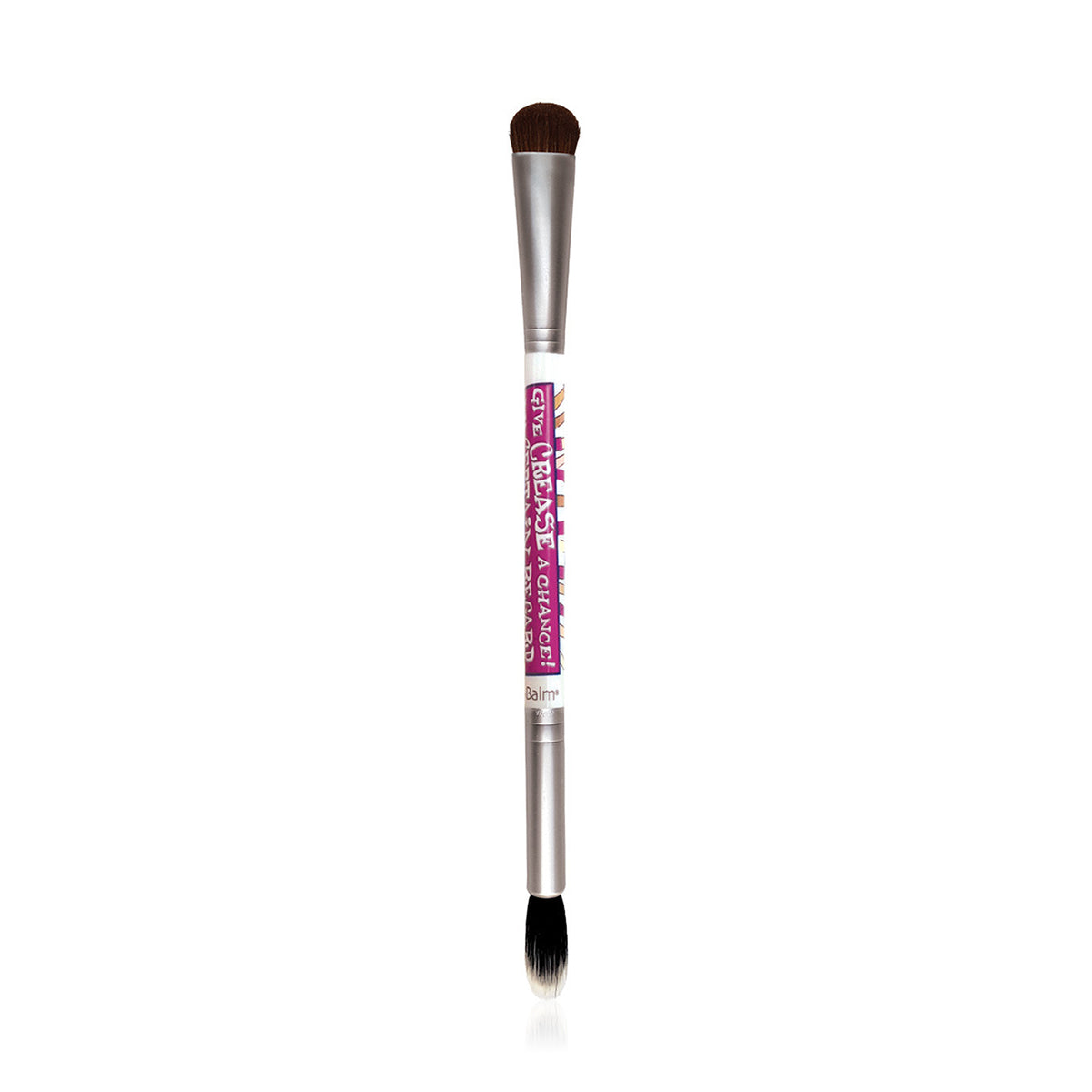 فرشاة  ظلال العيون المزدوجة  ذا بالم جيف كريز تشانس The Balm Give Crease A Chance Double Ended Eyeshadow Brush