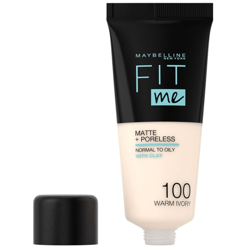 Foundation Fit Me Matte + Poreless  Warm Ivory 100