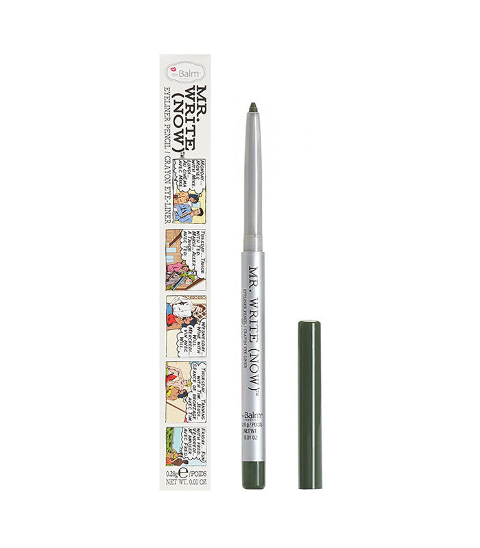 ايلاينر ومحدد عيون ذا بالم مستر رايت ناو – واين بي أوليف The Balm Mr. Write Now Wayne B. Olive Green Eyeliner