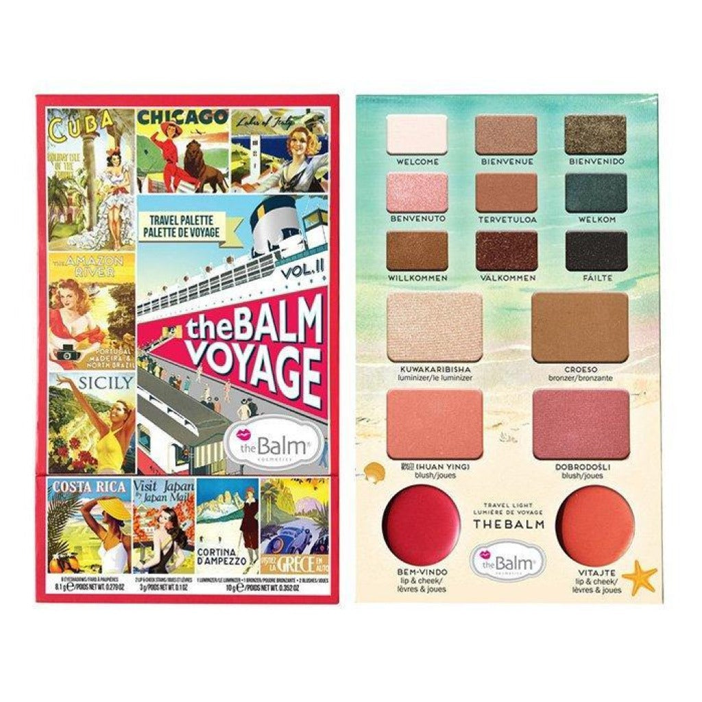 باليت ذا بالم فوياج رقم 2 The Balm Voyage Vol. 2 Face Palette