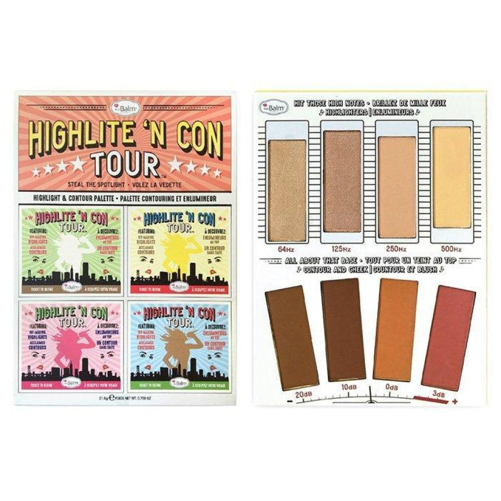 باليت ذا بالم  هايلايتر إن كونتور  The Balm Highlite 'N Contour Palette