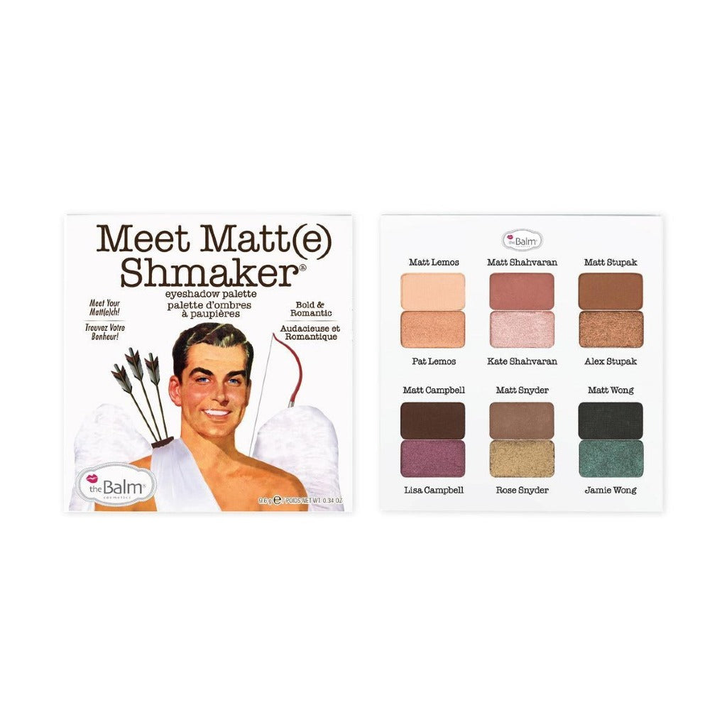 باليت ظلال العيون ذا بالم ميت مات شماكر  The Balm Meet Matte Shmaker Eyeshadow Palette