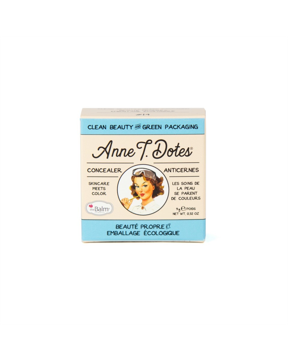 The Balm Anne T. Dote Concealer- Lighter than light - كونسيلر وخافي للعيوب  ذا بالم  The Balm Anne T. Dotes Concealer – Lighter than light أن تي دوتس درجة فاتح جدا رقم 10