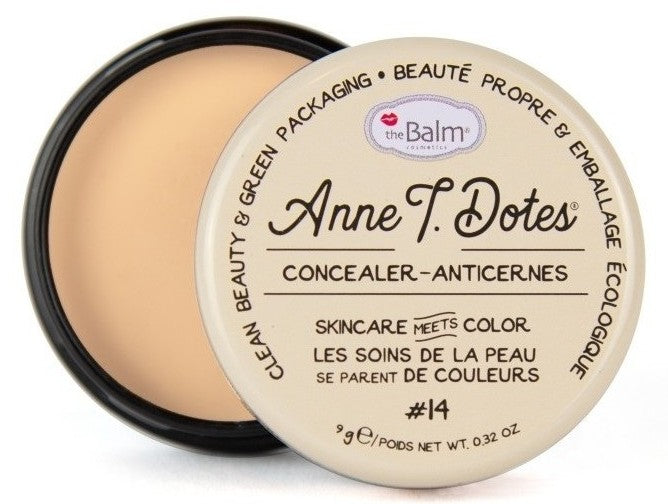 The Balm Anne T. Dotes Concealer - Light - كونسيلر وخافي للعيوب  ذا بالم  The Balm Anne T. Dotes Concealer - Light أن تي دوتس درجة فاتح رقم 14