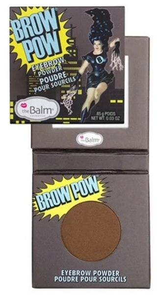 بودرة تحديد الحواجب ذا بالم برو باو – بني داكن The Balm Brow Pow Eyebrow Powder – Dark Brown