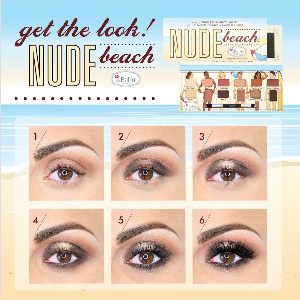 باليت ظلال العيون ذا بالم نود بيتش The Balm Nude Beach Eyeshadow Palette