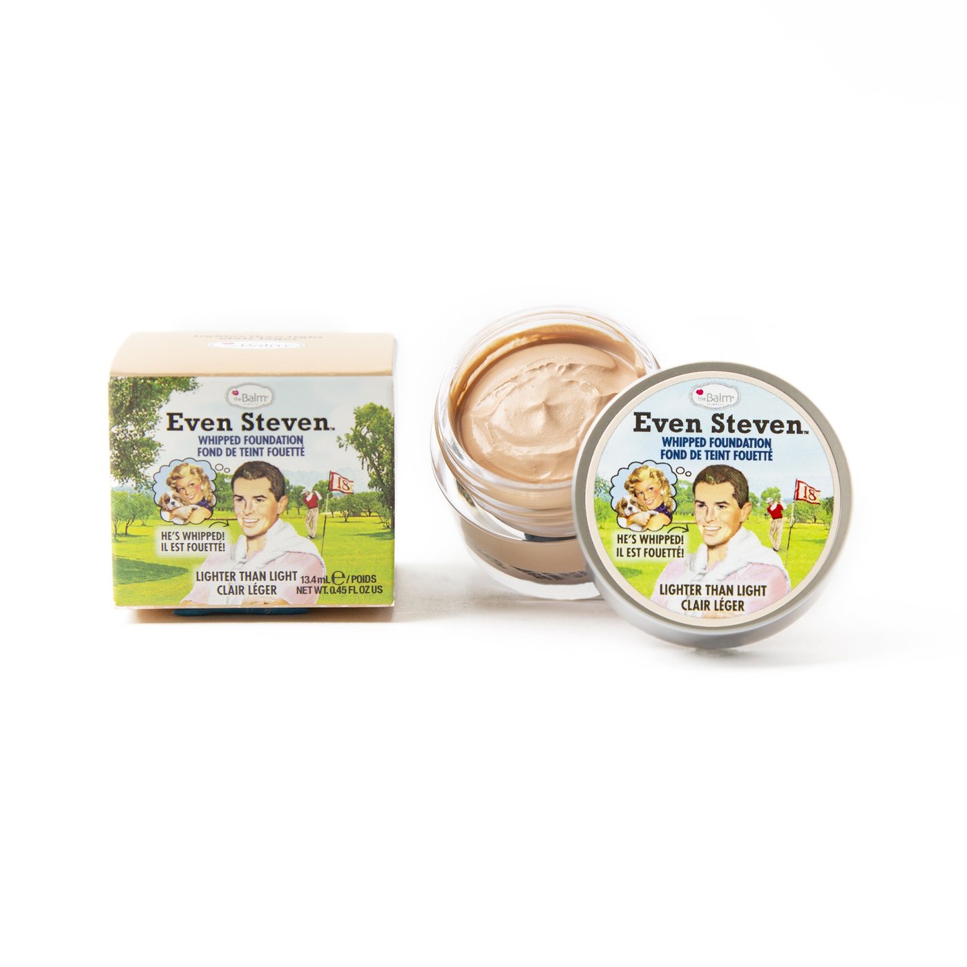 The Balm Even Steven Whipped Foundation - Lighter than Light - كريم أساس ذا بالم ايفين ستيفين –  فاتح جدا