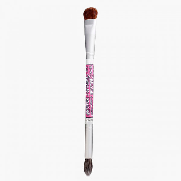 فرشاة  ظلال العيون المزدوجة  ذا بالم جيف كريز تشانس The Balm Give Crease A Chance Double Ended Eyeshadow Brush