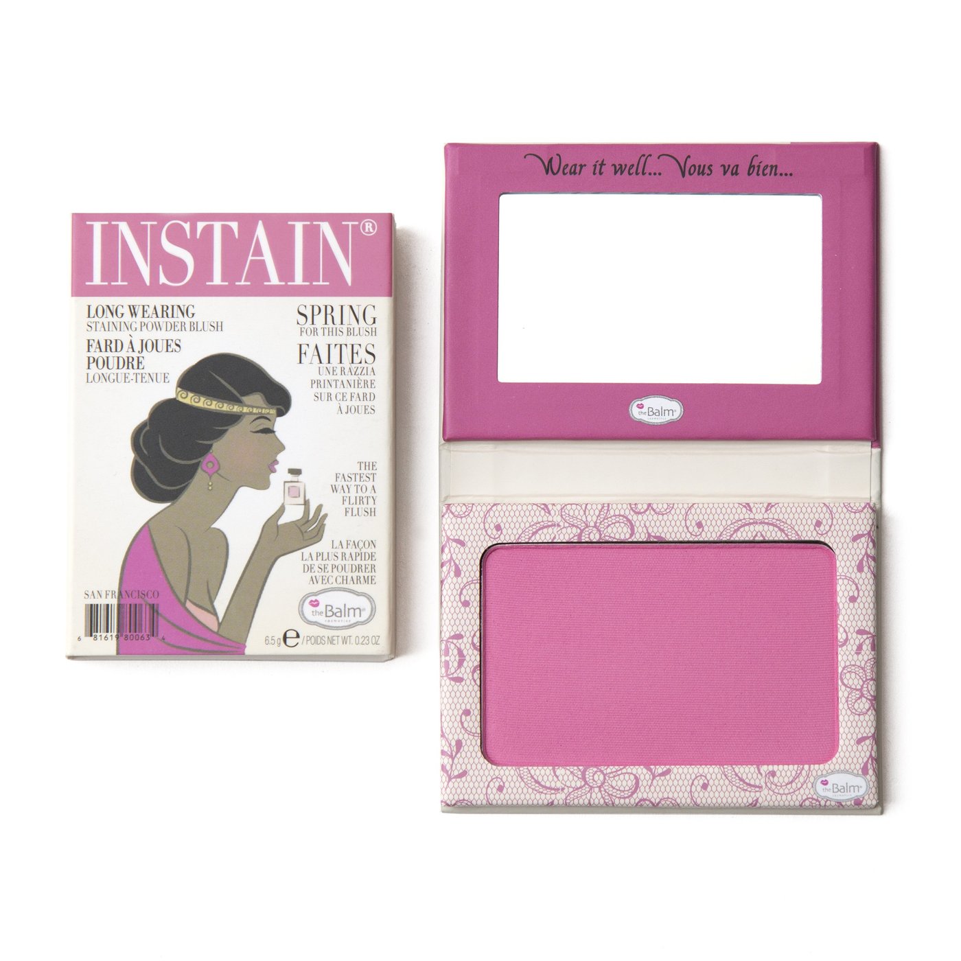 بلاشر وأحمر الخدود  ذا بالم انستاين لايس The Balm Instain Lace Blush