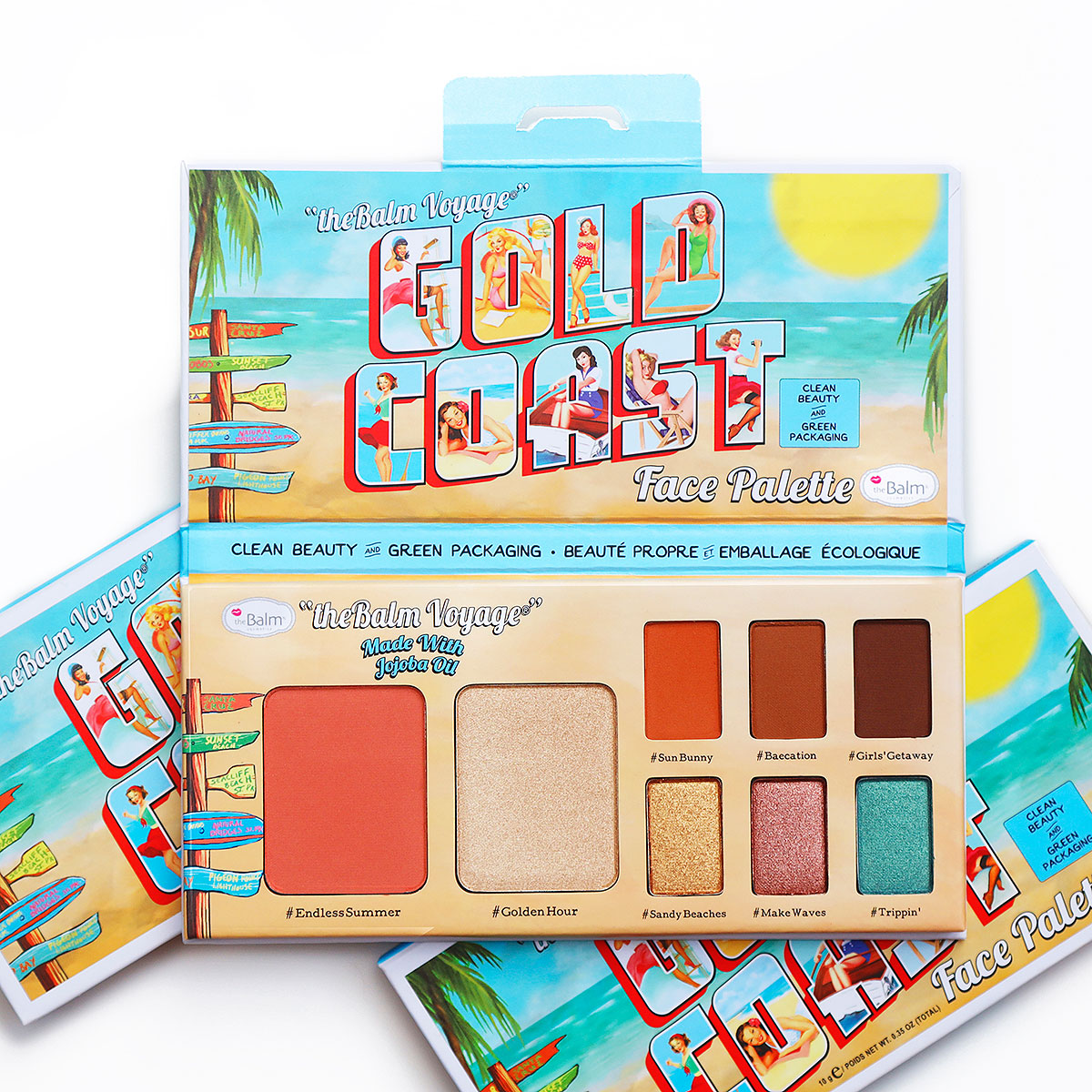 The Balm Voyage GOLD COAST Face Palette