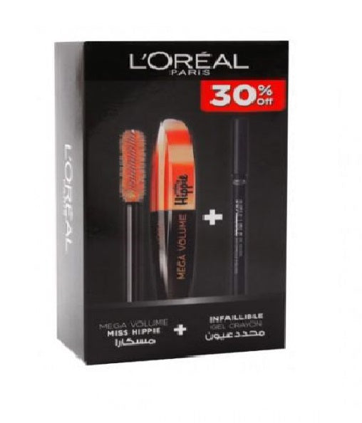 L'Oreal Paris Mascara Miss Hippie + Inf.crayon @ 30٪ OFF-145785