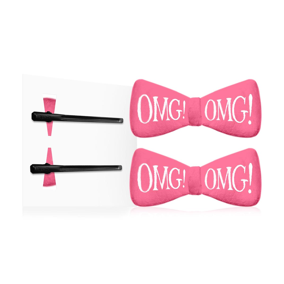 OMG! Hair Up Bow Pin-Hot Pink