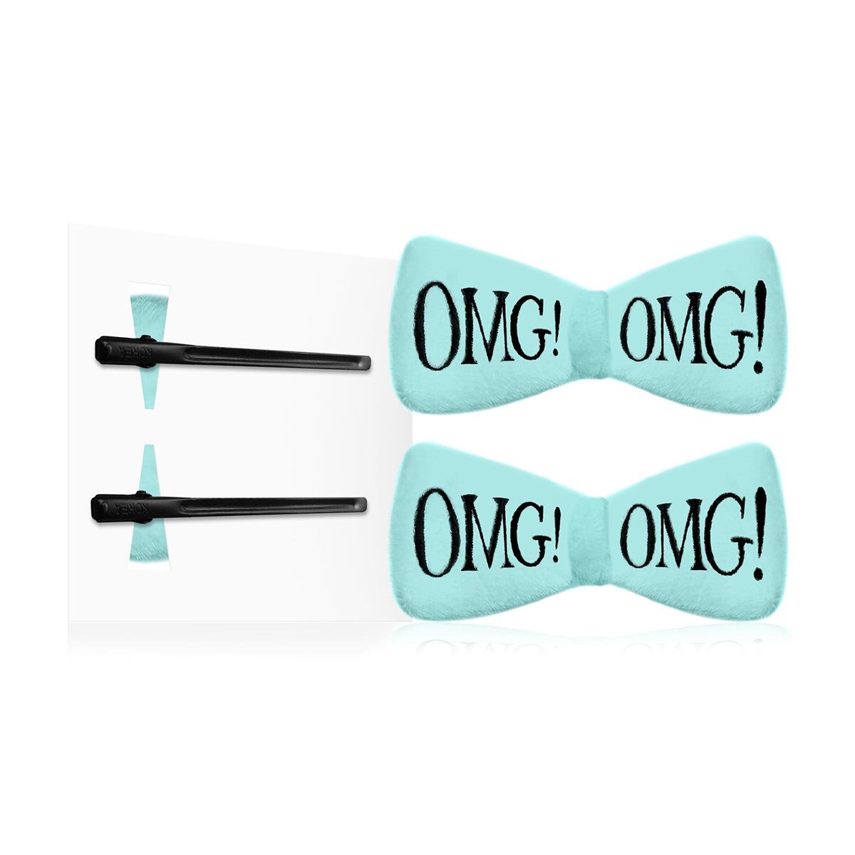 OMG! Hair Up Bow Pin-Sky Blue