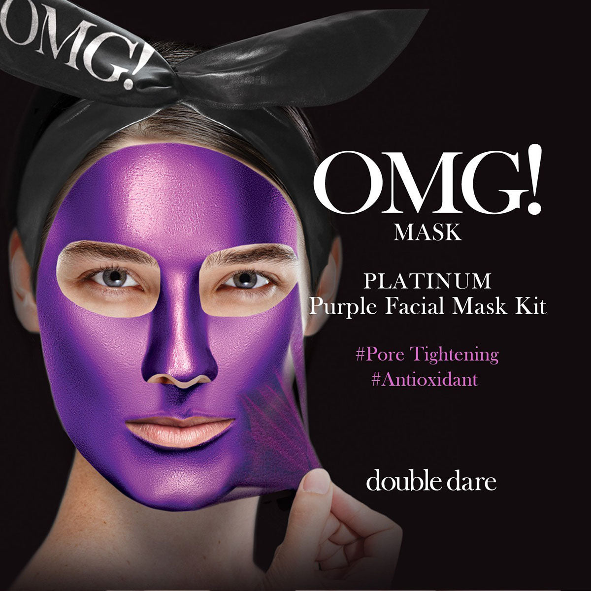 ماسك اوه إم جي بلاتينيوم بيربل 3 في 1 - OMG! PLATINUM PURPLE FACIAL MASK KIT