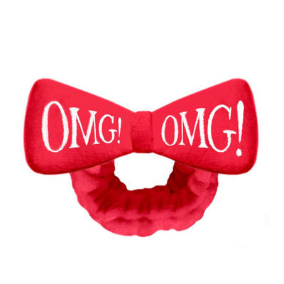 OMG! HAIR BAND RED دوبل دير - رباط الشعر اوه إم جي - أحمر