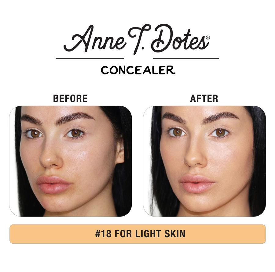 The Balm Anne T. Dote Concealer- Light / Medium - كونسيلر وخافي للعيوب  ذا بالم  The Balm The Balm Anne T. Dote Concealer- Light / Medium أن تي دوتس درجة فاتح إلى متوسط رقم 18