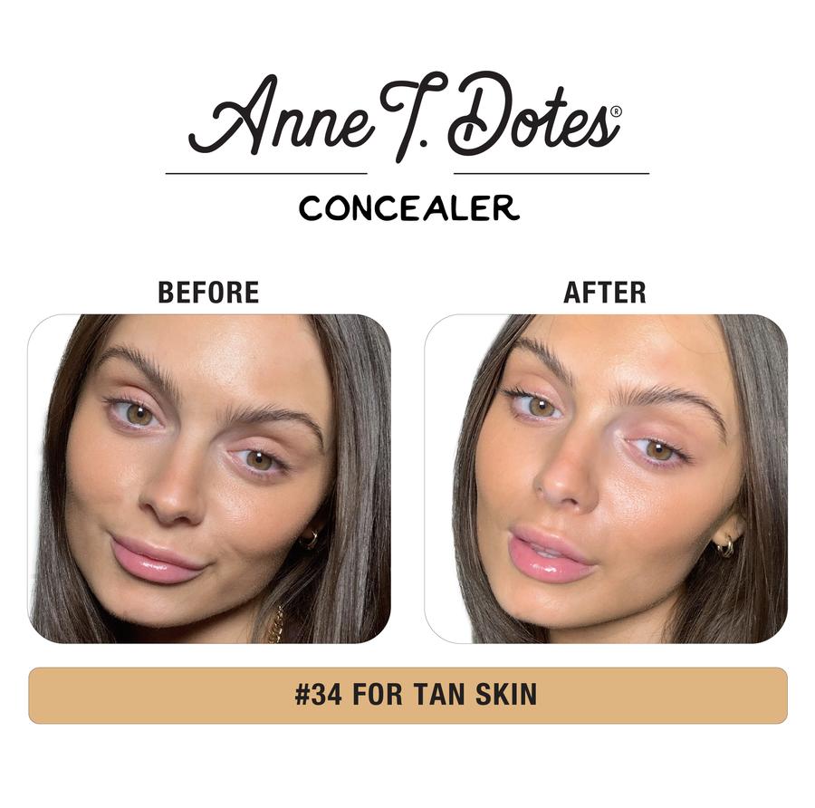 كونسيلر وخافي للعيوب  ذا بالم   Anne T. Dote Concealer- Medium Dark  أن تي دوتس درجة متوسط الى داكن رقم 34    