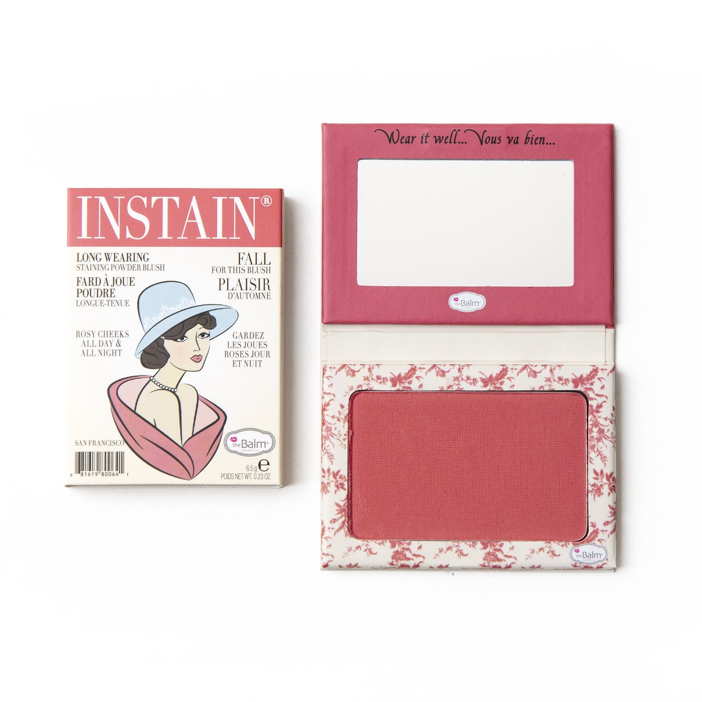 بلاشر وأحمر الخدود  ذا بالم انستاين تويلي The Balm Instain Toile Blush