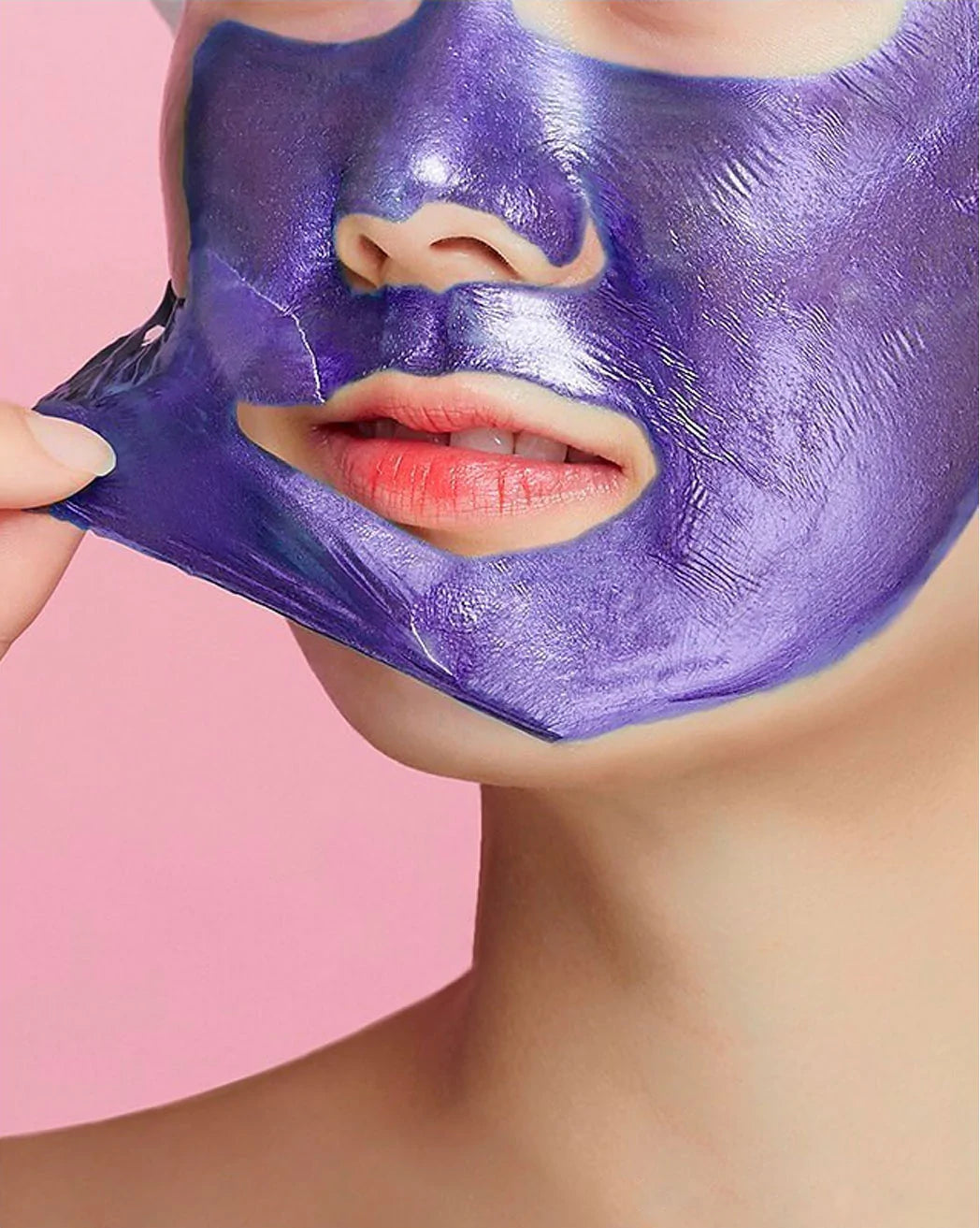 ماسك اوه إم جي بلاتينيوم بيربل 3 في 1 - OMG! PLATINUM PURPLE FACIAL MASK KIT