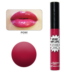 ملمع شفاه ذا بالم ريد ماي ليبس – بو   - The Balm Read My Lips Lip Gloss - Pow